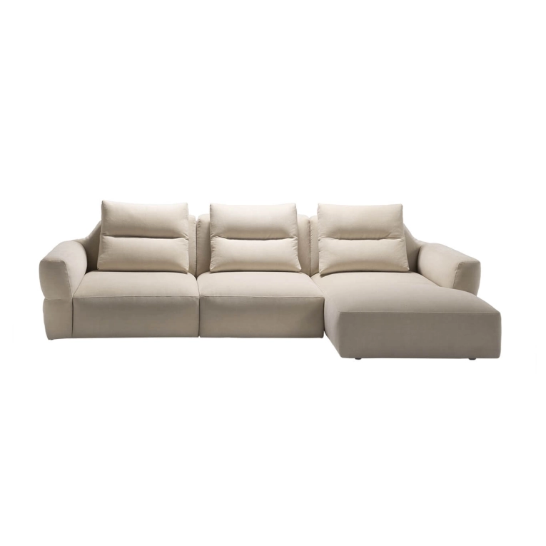 Canapé FEDRIGO L 328 avec chaise longue Talento 27602 ZANOTTA