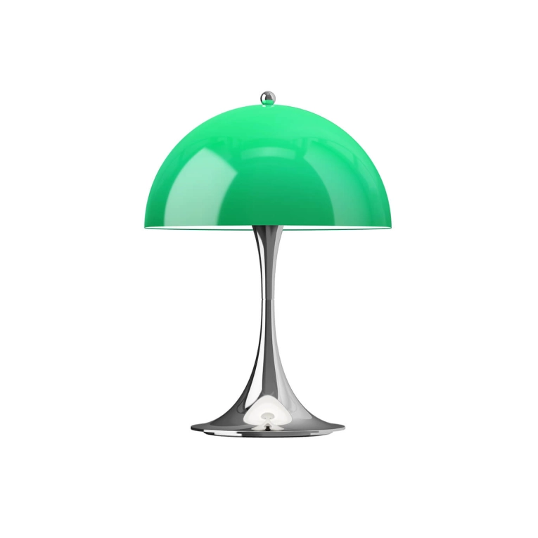 Portable Lamp PANTHELLA 250 PORTABLE V3 Opal green/ chrome LOUIS POULSEN