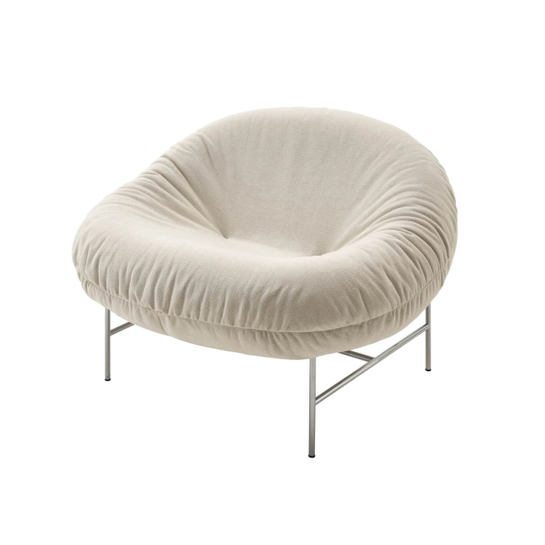 Easy chair PERRON BUN Haven Ivory KNOLL
