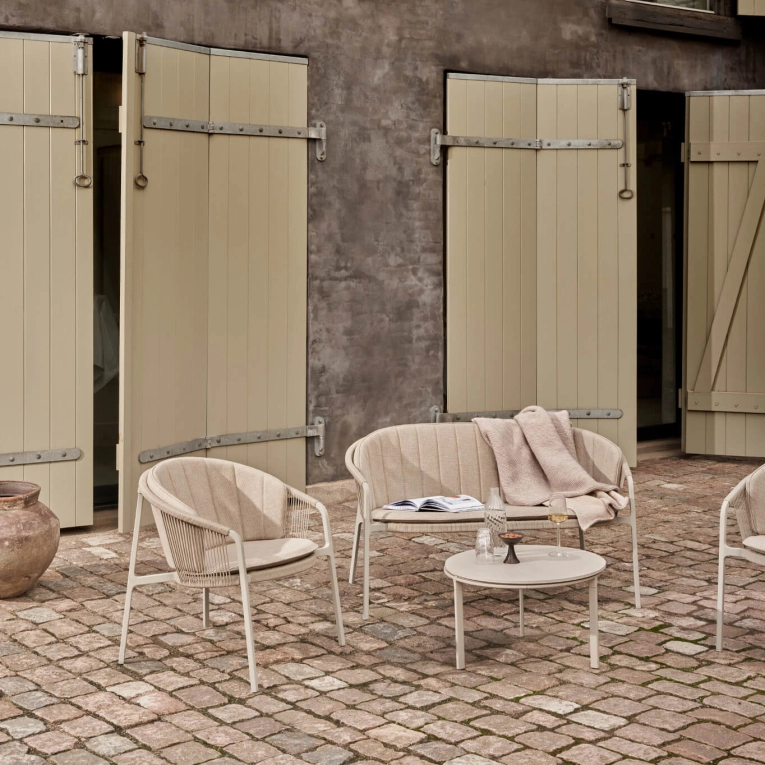 LAGRASSE avec coussin d'assise et dossier VIPP