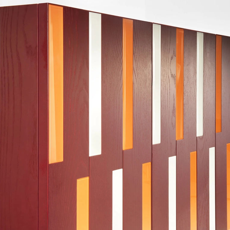 Meuble de rangement Buffet RIGA-RIGA Rouge amarante ZANOTTA