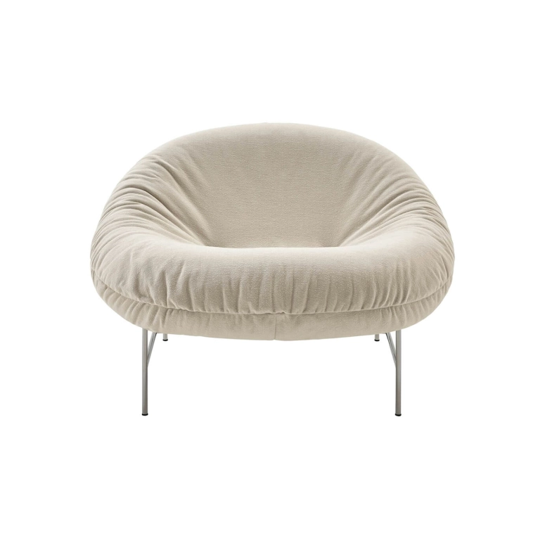 Easy chair PERRON BUN Haven Ivory KNOLL