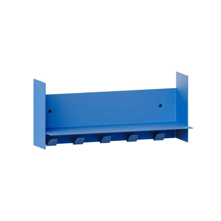 Shelving PLI Azur Blue with coat racks L 45 TIPTOE