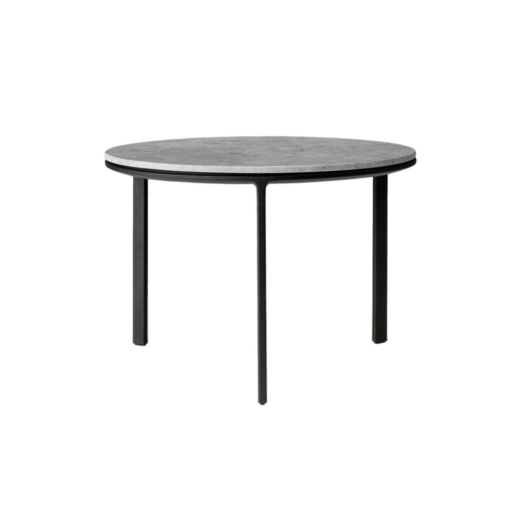 COFFEE TABLE Ø 60 Marbre Sky gris VIPP