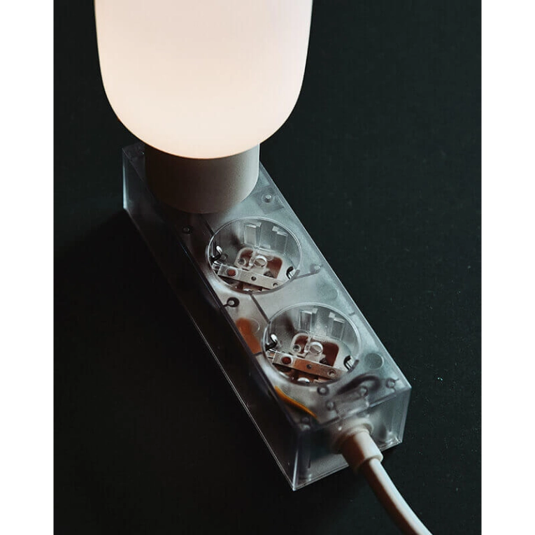 Accessoire luminaire Multiprise POWER BAR 5 m Transparent PEDESTAL