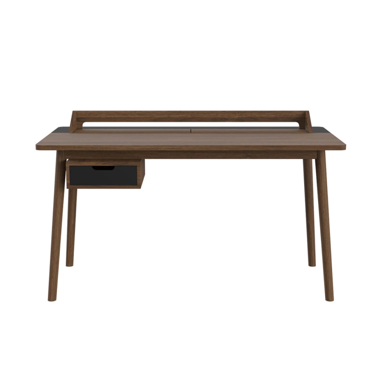 Desk HONORÉ Stained oak/ Black HARTO