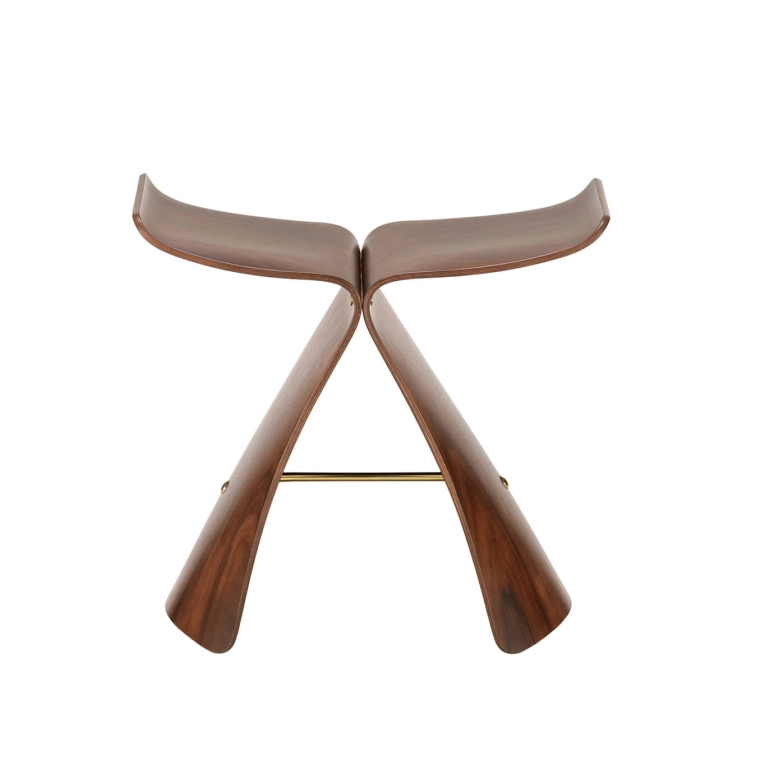 Tabouret BUTTERFLY STOOL Palissandre VITRA
