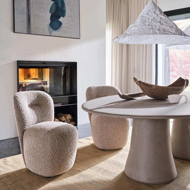 Dining Chair LOLL 225 Grande Bouclé Nantes GERVASONI