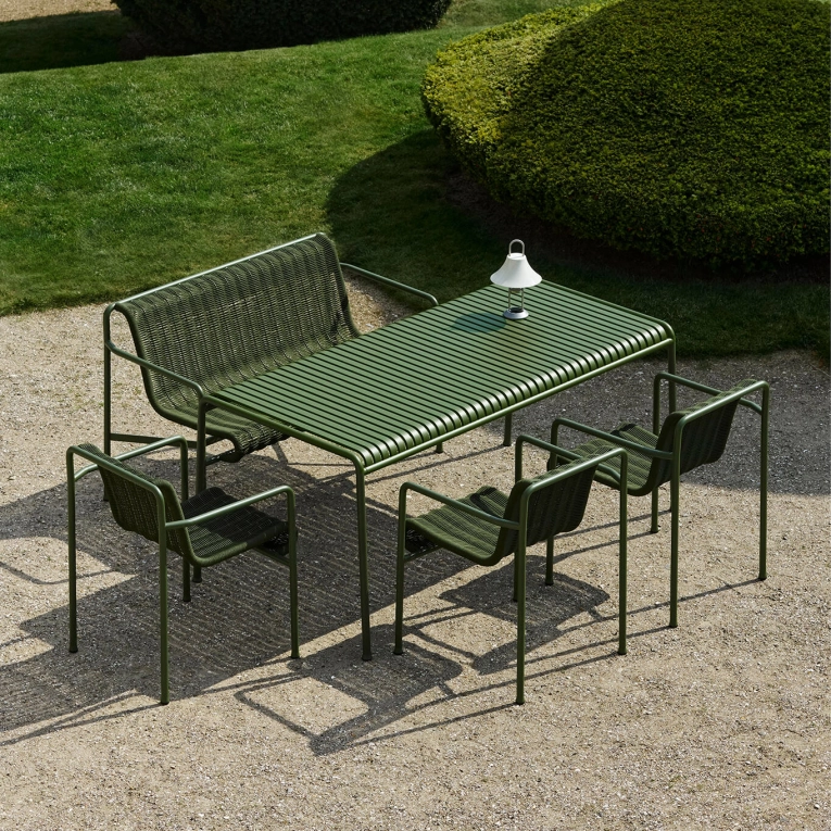 Banc extérieur Banc PALISSADE CORD Dining Anthracite HAY