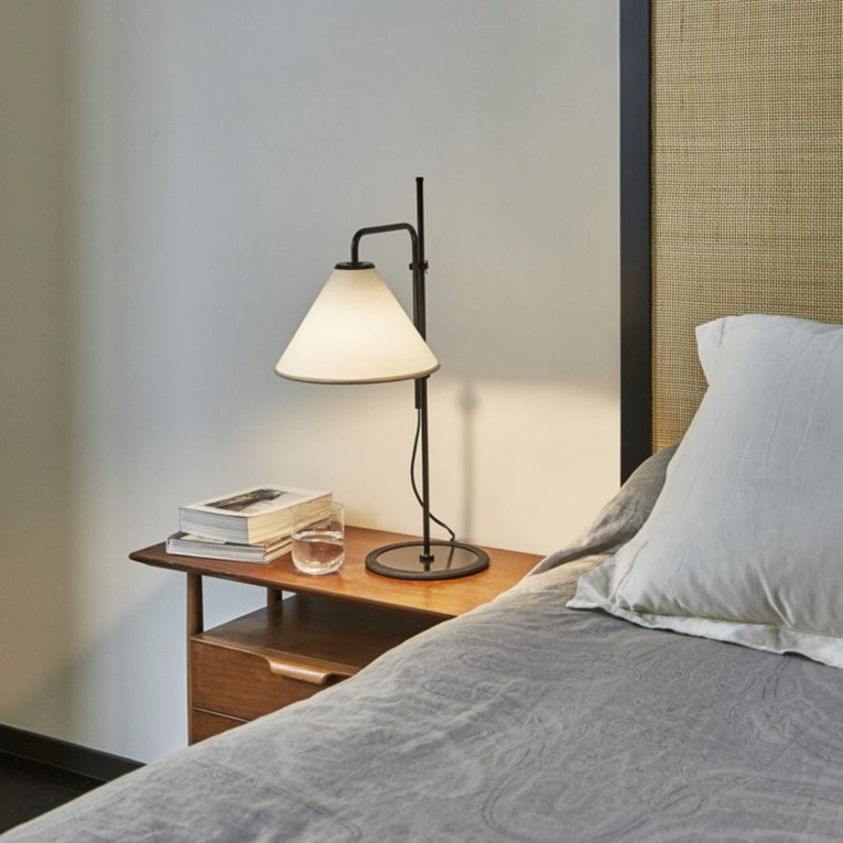 Lampe à poser FUNICULI S FABRIC Blanc MARSET