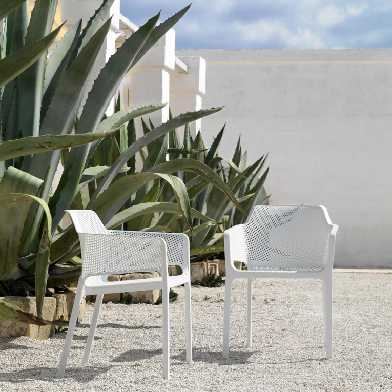 Chaise extérieure NET Blanc NARDI
