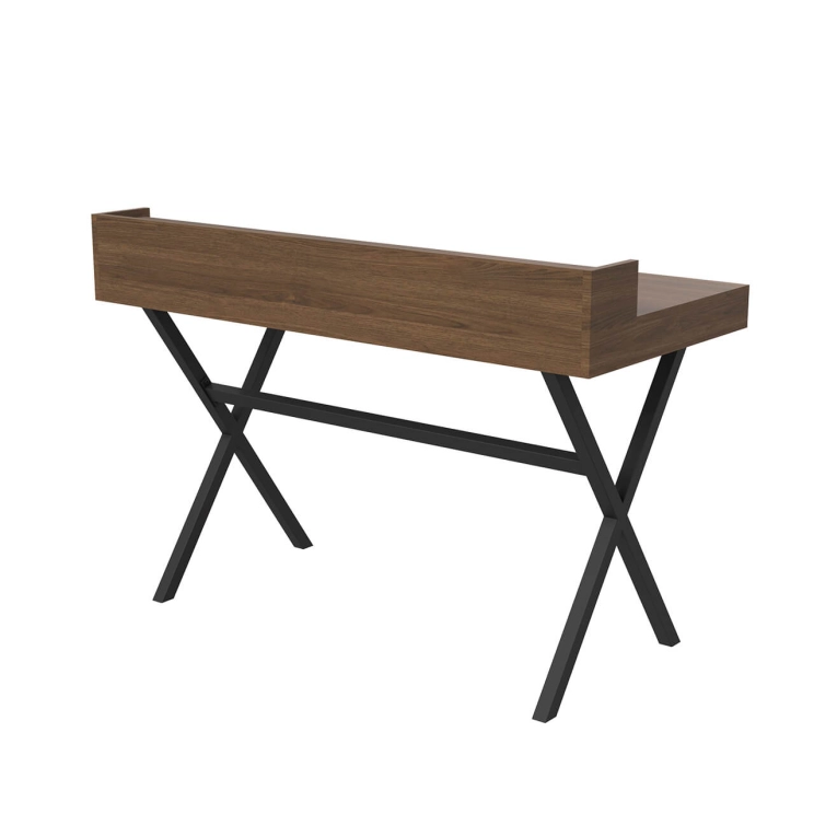 Bureau HYPPOLITE noyer Gris ardoise HARTO