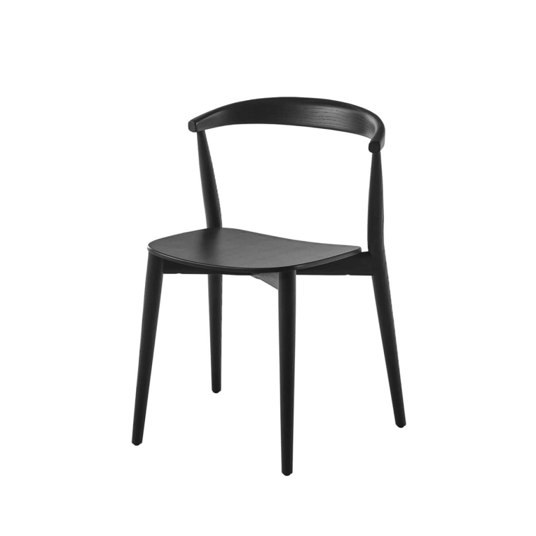 Chaise NEWOOD LIGHT Noir CAPPELLINI