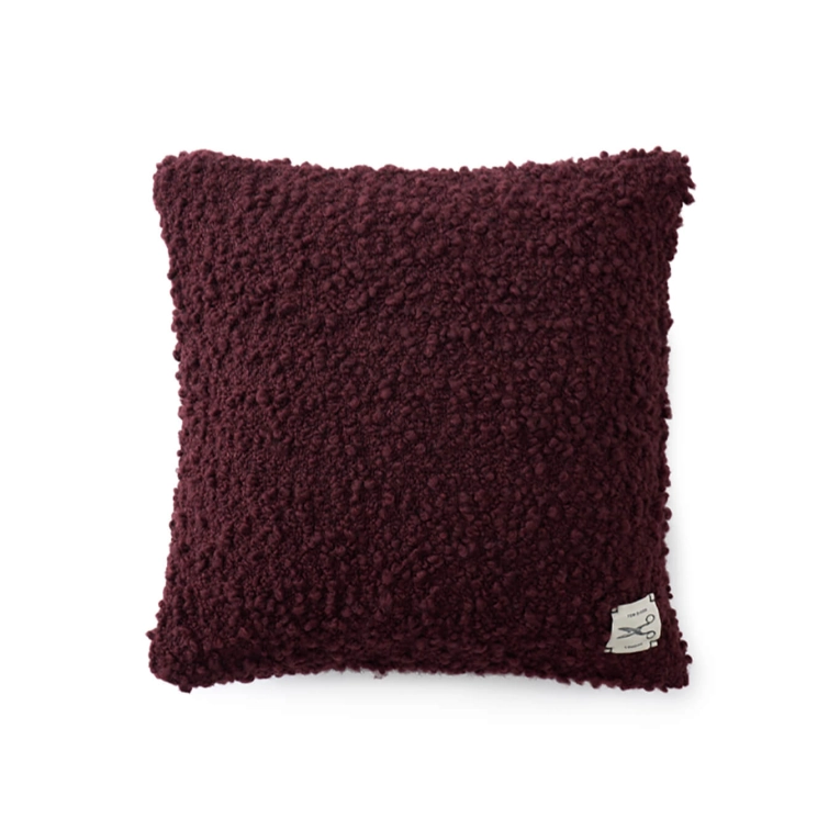 Coussin BOBBLE 45x45 Bordeaux TOM DIXON