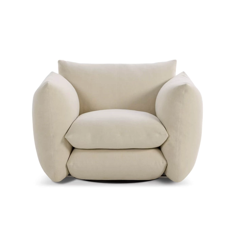 Easy chair PERRON PILLO Swivel base KNOLL