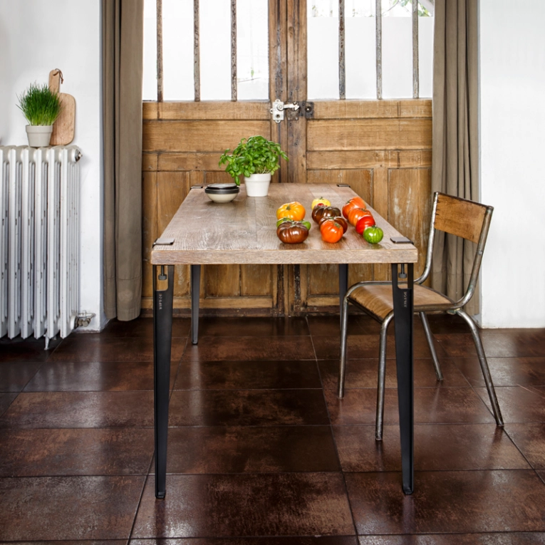 Table Pied TIPTOE 75 CM RougeTangerine TIPTOE