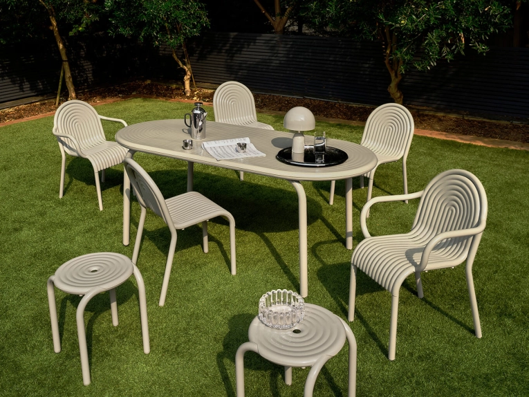 Stool Groove Stool Putty TOM DIXON