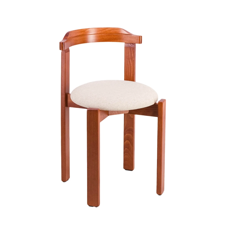 Dining Chair LAURA Beige Woven Fabric THE SOCIALITE FAMILY