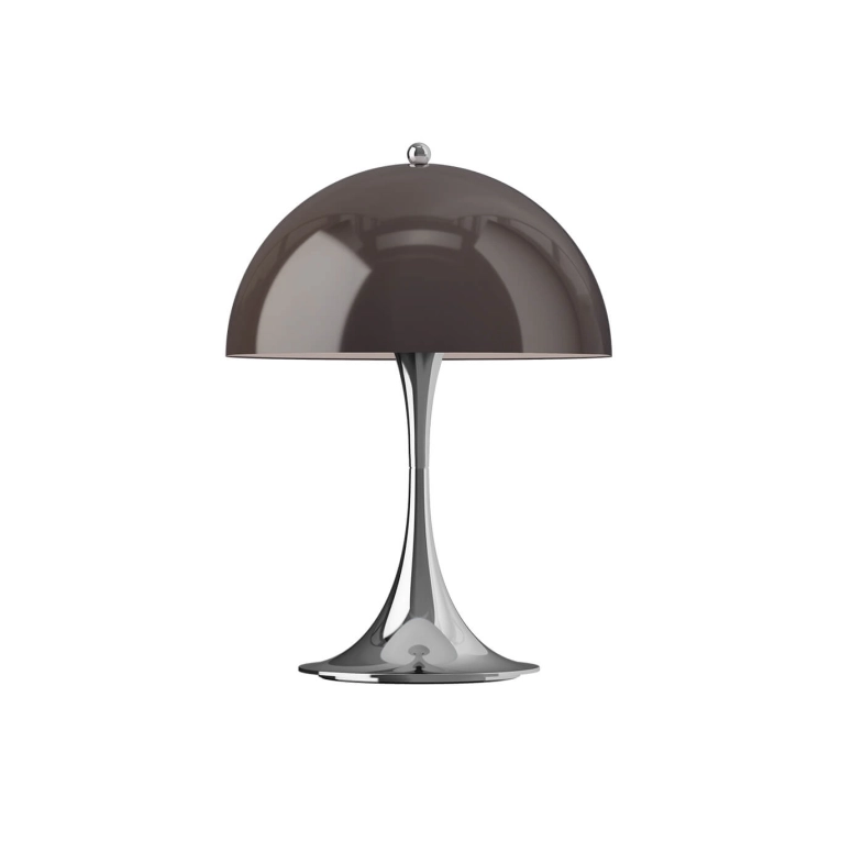 Portable Lamp PANTHELLA 250 PORTABLE V3 Opal Brown/ chrome LOUIS POULSEN