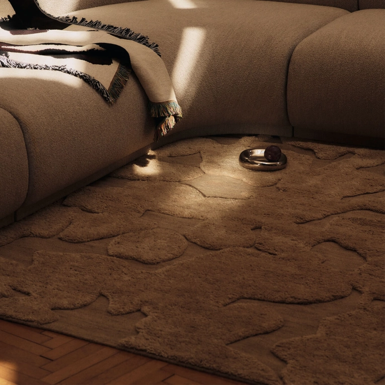 Tapis CILLA 170 x 240 Tan FERM LIVING