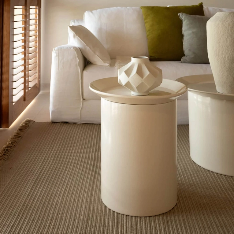 Side Table BRISE 43 White GERVASONI