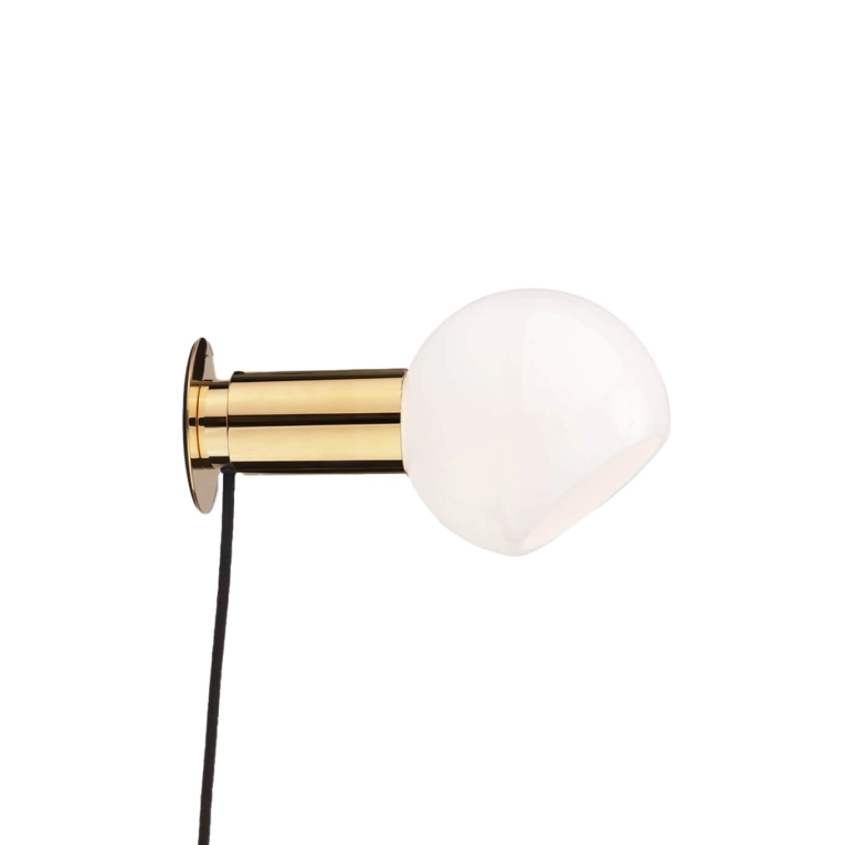 Wall light DONYA with plug Polished Brass ANOUR