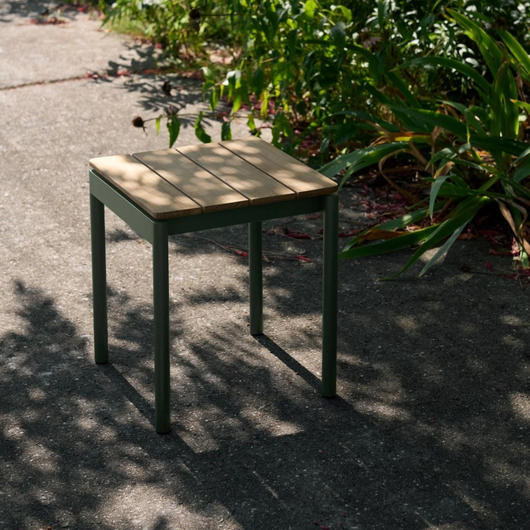 Outdoor Stool VILLE AV47 Bronze Green AND TRADITION