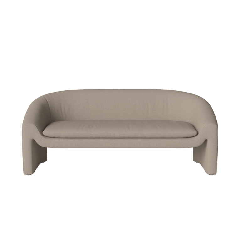 Canapé MIELO 2,5 places Bergamo Beige foncé BOLIA