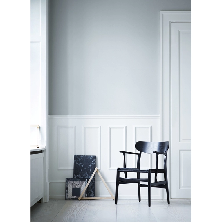 Chaise CH26 Chêne noir/ corde noire CARL HANSEN