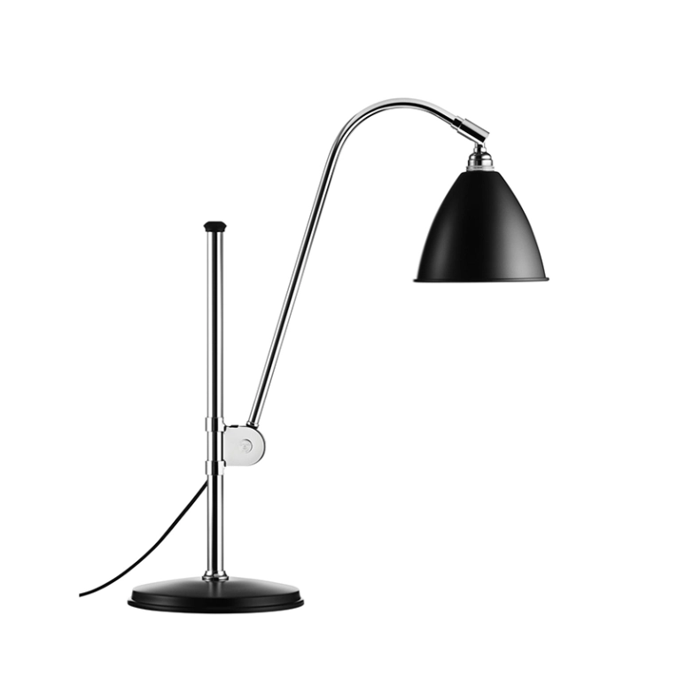 Lampe à poser BESTLITE BL1 Chrome/ noir GUBI
