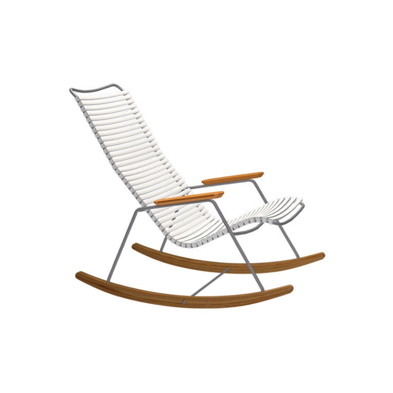Fauteuil extérieur Rocking Chair CLICK Blanc HOUE