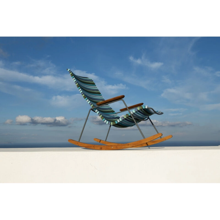 Fauteuil extérieur Rocking Chair CLICK Multicolore 2  HOUE