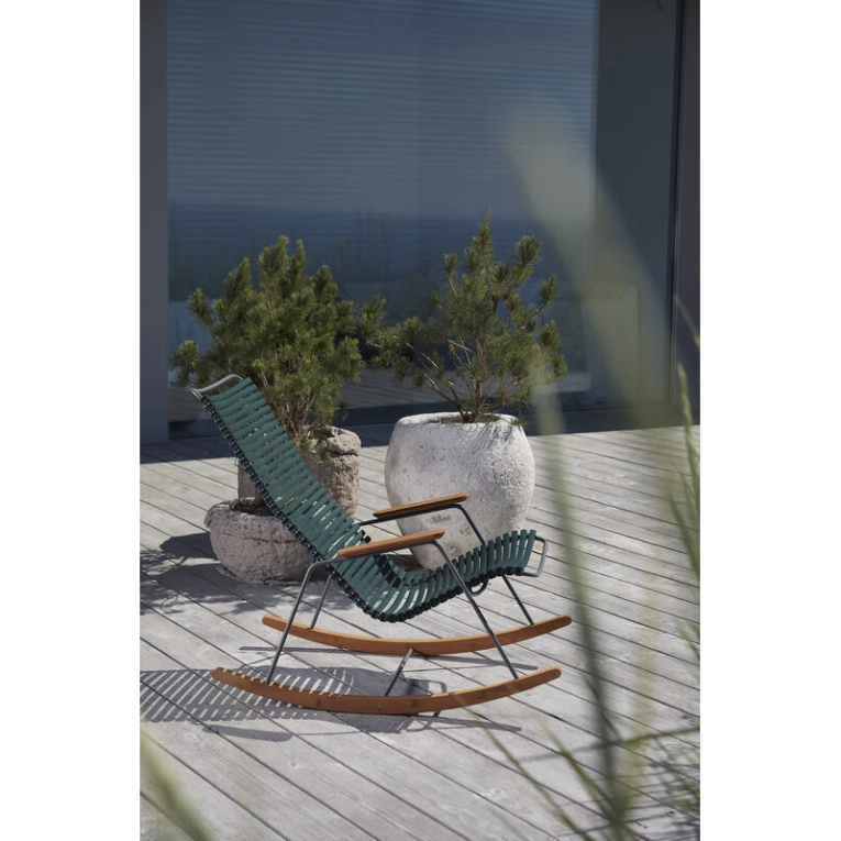 Fauteuil extérieur Rocking Chair CLICK Paprika HOUE