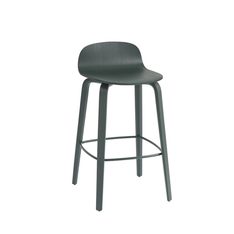 Tabouret haut VISU BARSTOOL Vert foncé MUUTO