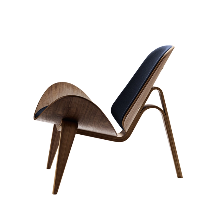 Fauteuil CH07 Noyer huilé/ Canvas 794 CARL HANSEN