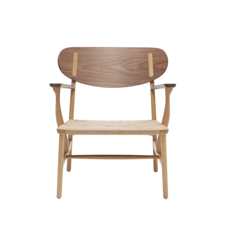 Fauteuil CH22 Chêne & noyer/ corde naturelle CARL HANSEN