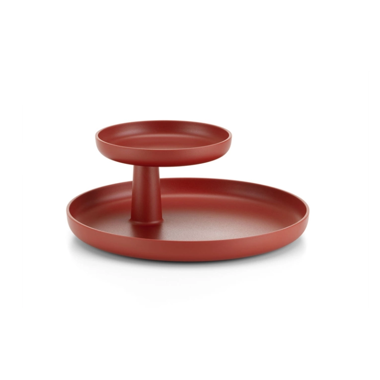 Plateau, plat Plateau pivotant ROTARY TRAY Brique foncé VITRA