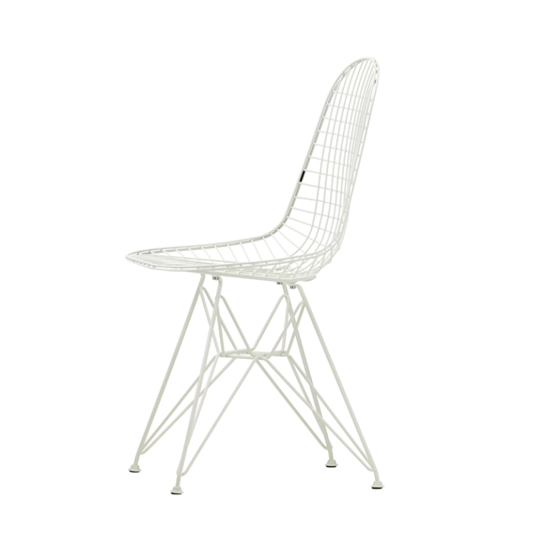 Chaise EAMES WIRE CHAIR DKR Blanc VITRA