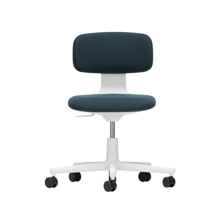 Fauteuil de bureau ROOKIE Pétrole/noir 43 / gris clair VITRA