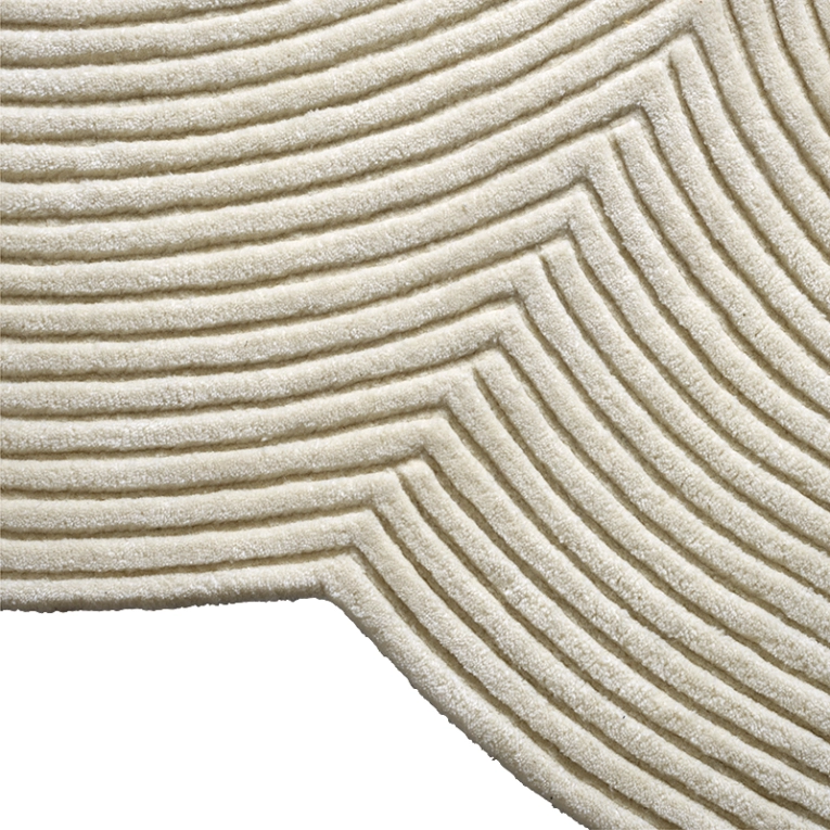 Tapis Tapis ZEN ROUNDED 175x240 Crème BOLIA