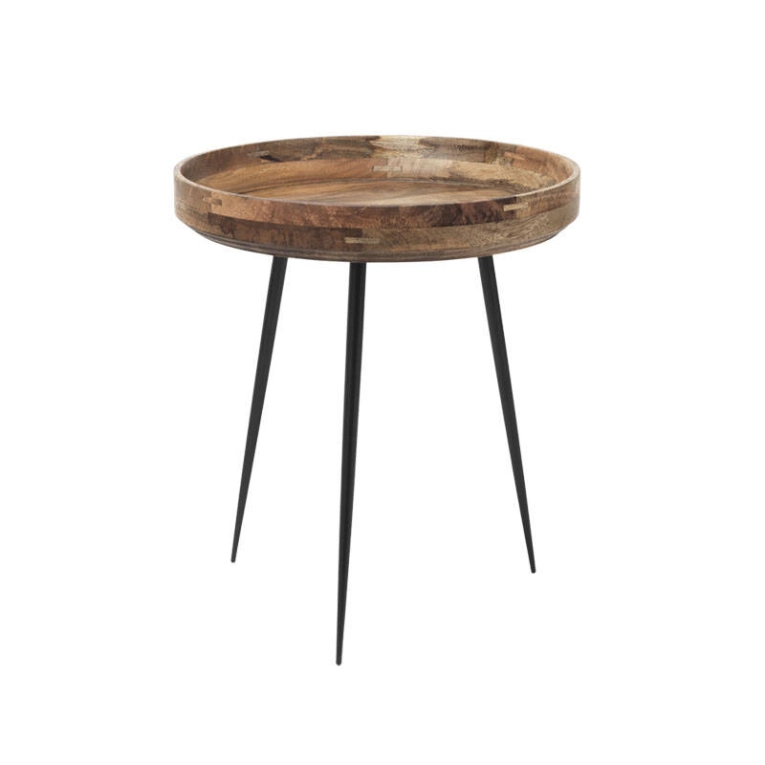 Table d'appoint guéridon BOWL Medium Naturel MATER