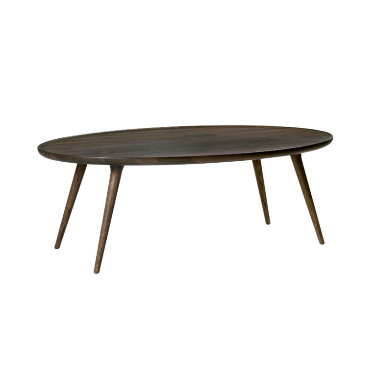 Table basse ACCENT Oval Chêne Sirka gris MATER