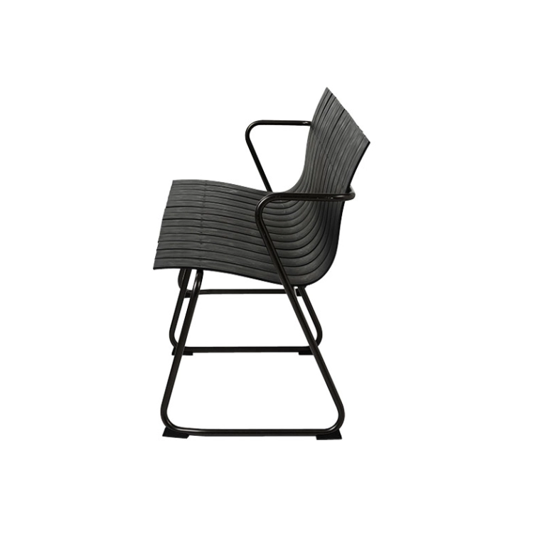 Banc extérieur Banc OCEAN Noir MATER
