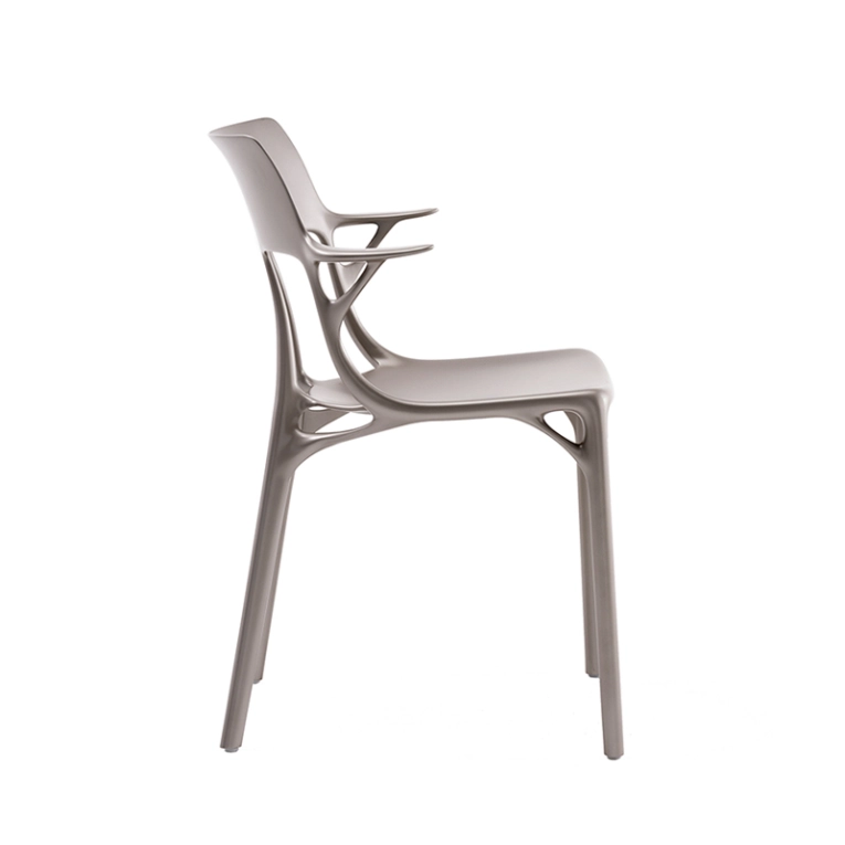 Chaise A.I. Gris métallisé KARTELL