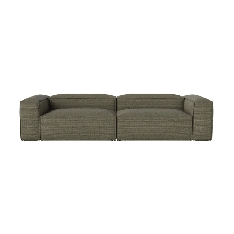 Canapé COSIMA L 300 - 2 modules profondeur 100 Globa dust green BOLIA