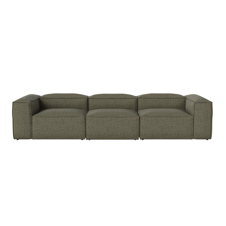 Canapé COSIMA L 330 - 3 modules profondeur 100 Globa dust green BOLIA