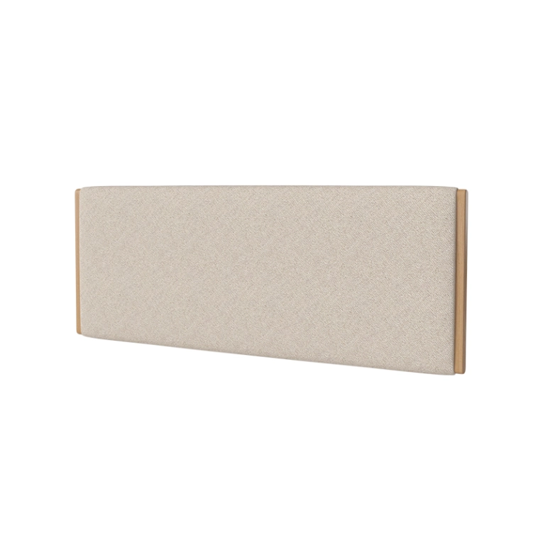 Lit Tête de lit HAVEN Monza beige/ chêne huilé BOLIA