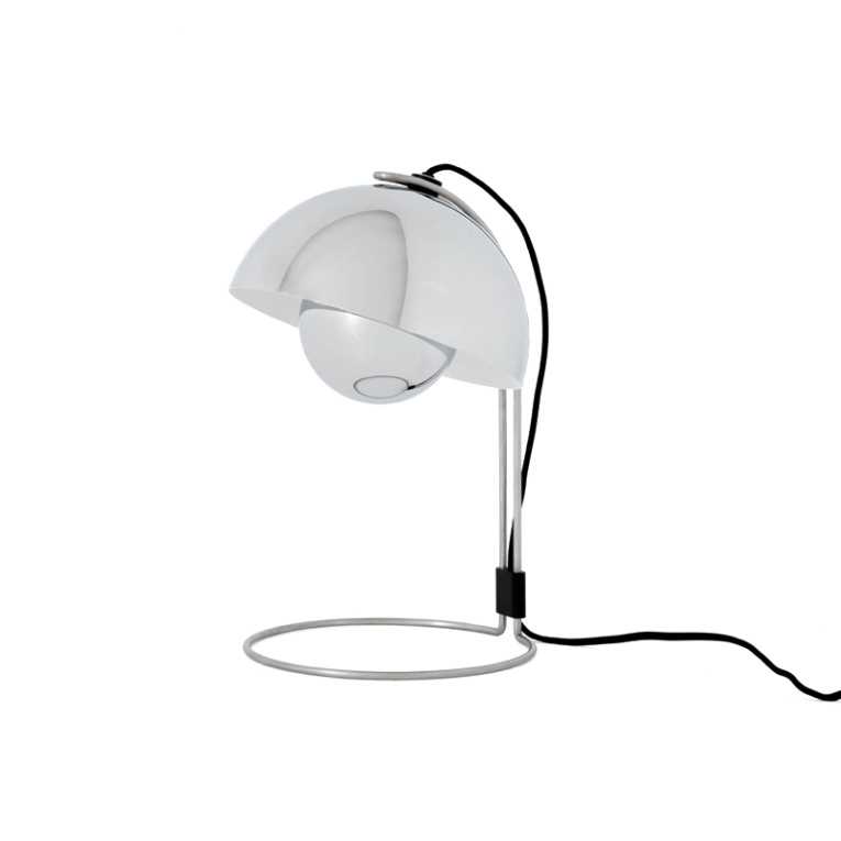 Lampe à poser FLOWERPOT VP4 Chrome AND TRADITION