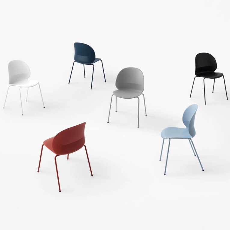 Chaise N02 RECYCLE 4 pieds Blanc cassé FRITZ HANSEN