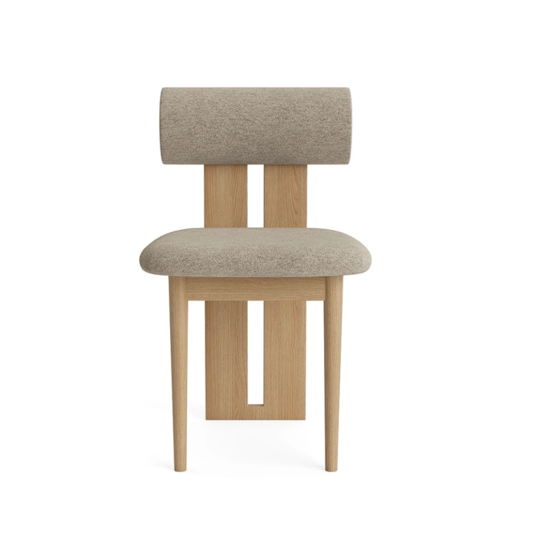 Chaise HIPPO Barnum Bouclé 03/ chêne naturel NORR11